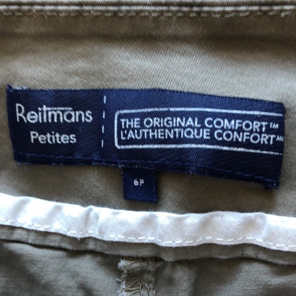 Reitmans Petites taupe capris - Picture 3 of 11